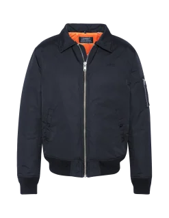 Blouson army bleu marine et beige - MARINE/BEIGE