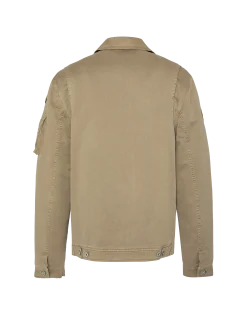 Blouson army taupe badgé - TAUPE