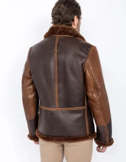 Blouson bombardier B-3 mythique USA, cuir de mouton - EXPRESSO