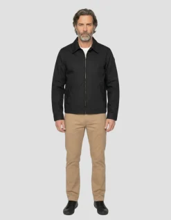 Blouson casual noir - NOIR