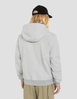 Blouson gris acier urban à capuche - GRIS ACIER
