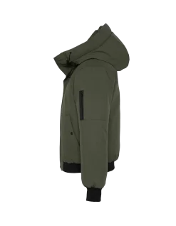 Blouson kaki à capuche - KAKI