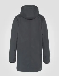 Blouson long urban déperlant anthracite - ANTHRACITE