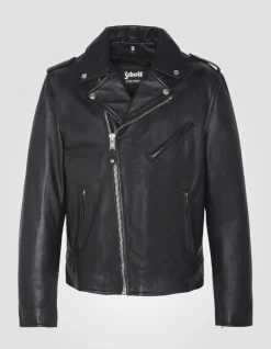 Blouson Perfecto® noir, cuir d'agneau - NOIR