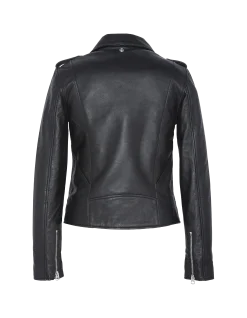 Blouson Perfecto® noir, cuir d'agneau - NOIR