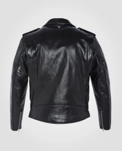 Blouson Perfecto® noir mythique USA, cuir de cheval - NOIR