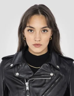 Blouson Perfecto® noir mythique USA, cuir de vachette - NOIR