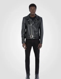 Blouson Perfecto® noir One Star mythique USA, cuir de vachette - NOIR