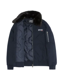 Blouson pilote bleu marine - MARINE