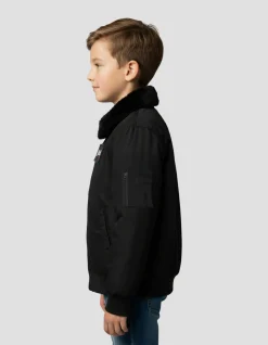 Blouson pilote noir enfant - NOIR