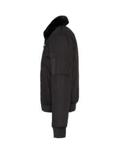 Blouson pilote noir enfant - NOIR