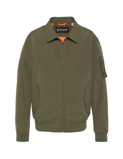 Blouson technique kaki col chemise - KAKI