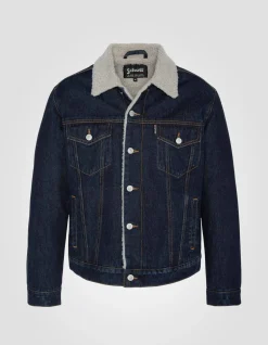 Blouson trucker en denim brut - DENIM BRUT