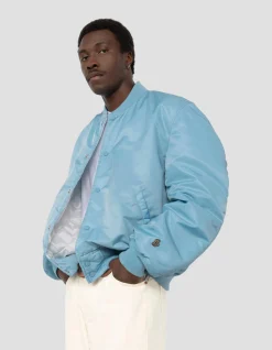 Blouson urban bleu ciel oversize - BLEU CIEL