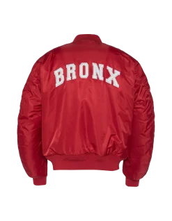 Blouson urban rouge foncé oversize - ROUGE FONCÉ