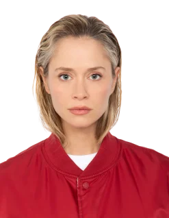 Blouson urban rouge foncé oversize - ROUGE FONCÉ