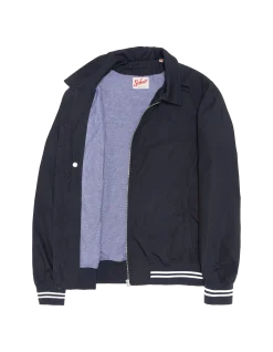 Blouson varsity bleu marine déperlant - MARINE