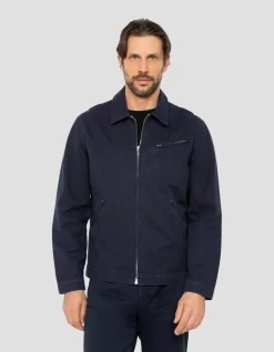 Blouson worker canvas bleu marine - MARINE