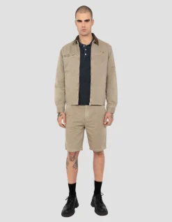 Blouson worker taupe - TAUPE