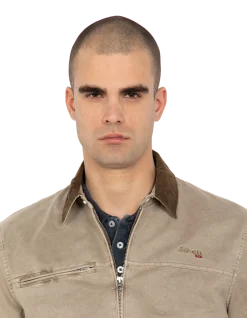Blouson worker taupe - TAUPE