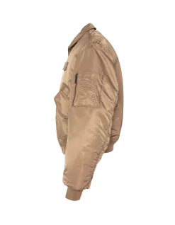 Bomber CWU 90's désert en nylon recyclé, coupe oversize - DÉSERT