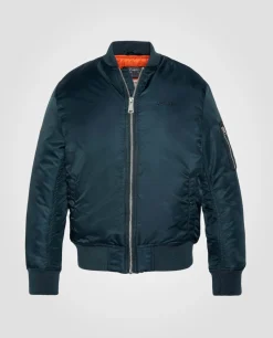 Bomber MA-1 enfant bleu marine - MARINE