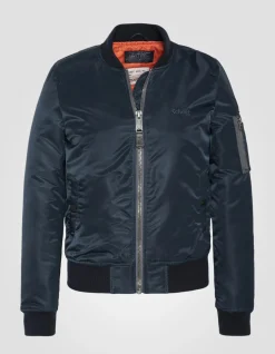 Bomber MA-1 femme bleu marine - MARINE
