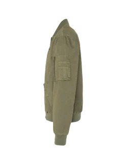 Bomber MA-1 kaki, coton lavé - KAKI