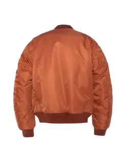 Bomber MA-1 lavé cuivre en nylon recyclé, coupe confort - CUIVRE
