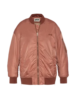 Bomber MA-1 long rose poudré - ROSE POUDRÉ