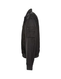 Bomber noir léger déperlant effet froissé - NOIR