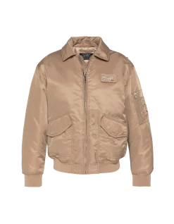 Bomber pilote CWU désert en nylon recyclé, coupe confort - DÉSERT