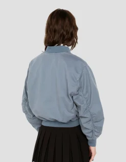 Bomber surteint bleu type MA-1 - BLEU LAC