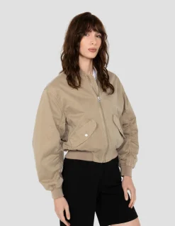 Bomber surteint taupe type MA-1 - TAUPE