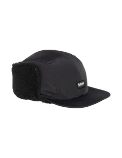 Casquette chapka noire doublée sherpa - NOIR