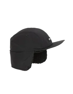 Casquette chapka noire doublée sherpa - NOIR