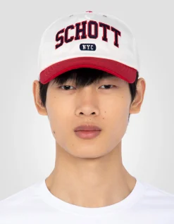 Casquette university blanche et rouge - BLANC/ROUGE