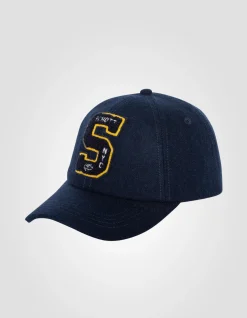 Casquette varsity badgée bleu marine - MARINE