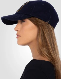 Casquette varsity badgée bleu marine - MARINE