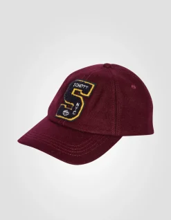 Casquette varsity badgée bordeaux - BORDEAUX