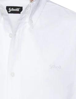 Chemise blanche à manches courtes - BLANC