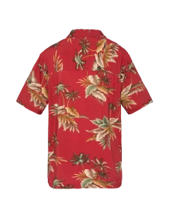 Chemise hawaïenne rouge - ROUGE