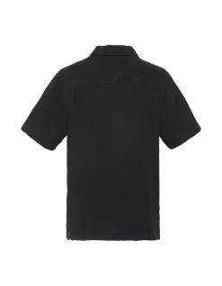 Chemisette noire en gaze de coton - NOIR