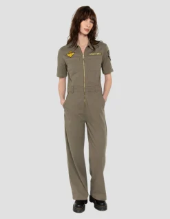 Combinaison kaki clair manches courtes army - KAKI CLAIR