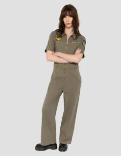 Combinaison kaki clair manches courtes army - KAKI CLAIR