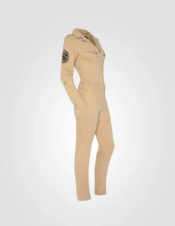 Combinaison légère et badgée beige clair - BEIGE CLAIR