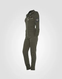 Combinaison légère et badgée kaki - KAKI