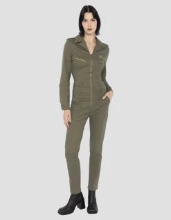 Combinaison slim souple et confortable kaki clair - KAKI CLAIR