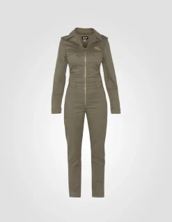 Combinaison slim souple et confortable kaki clair - KAKI CLAIR