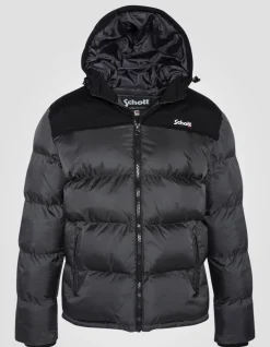 Doudoune à capuche anthracite unisexe - ANTHRACITE